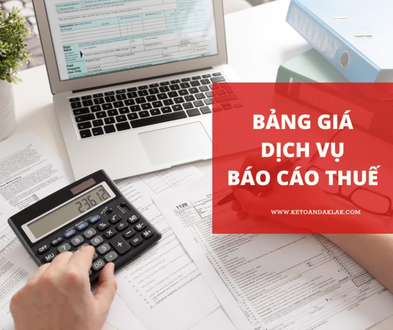 dịch vụ báo cáo thuế đắk lắk